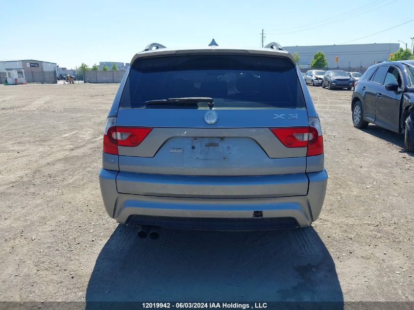2006 BMW X3 3.0I VIN: WBXPA93486WG90431 Lot: 12019942