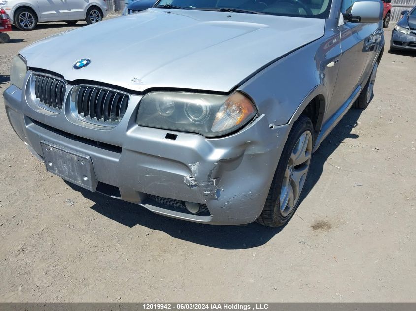 2006 BMW X3 3.0I VIN: WBXPA93486WG90431 Lot: 12019942