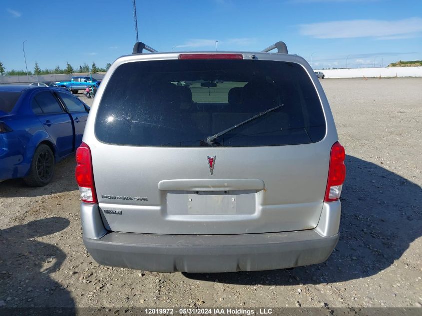 2008 Pontiac Montana Sv6 VIN: 1GMDV03W08D104300 Lot: 12019972