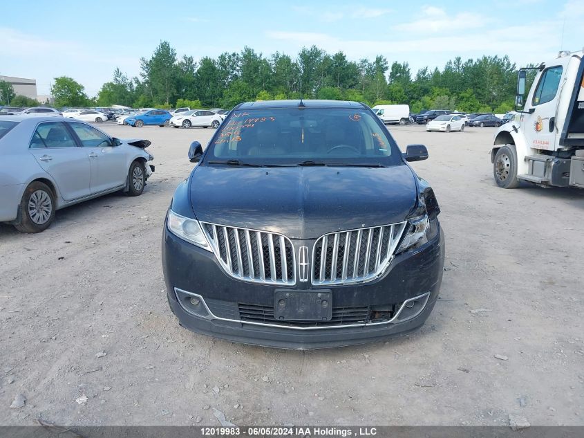 2013 Lincoln Mkx VIN: 2LMDJ8JKXDBL40094 Lot: 12019983