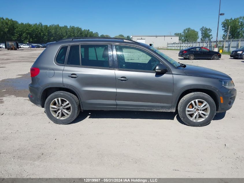 2014 Volkswagen Tiguan VIN: WVGKV3AX2EW610229 Lot: 12019987