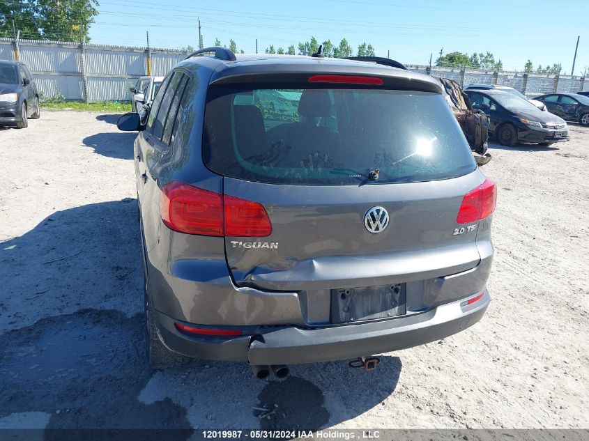 2014 Volkswagen Tiguan VIN: WVGKV3AX2EW610229 Lot: 12019987