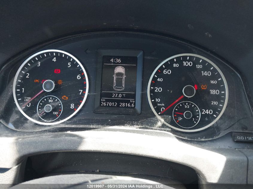 2014 Volkswagen Tiguan VIN: WVGKV3AX2EW610229 Lot: 12019987