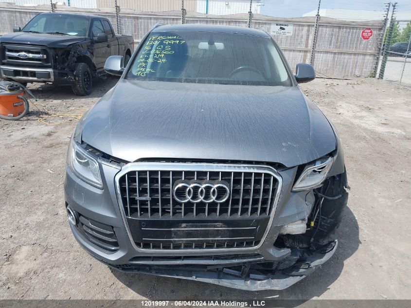 2016 Audi Q5 VIN: WA1L2AFP9GA076560 Lot: 12019997