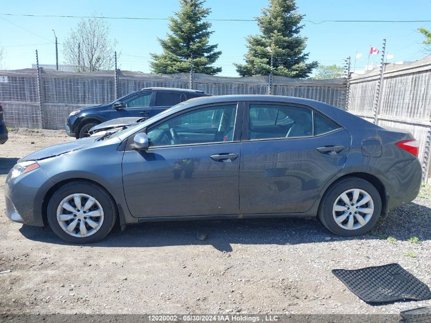 2015 Toyota Corolla L/Le/Le Pls/Prm/S/S Pls VIN: 2T1BURHE8FC282226 Lot: 12020002