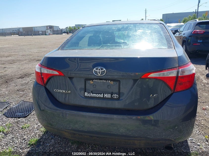 2015 Toyota Corolla L/Le/Le Pls/Prm/S/S Pls VIN: 2T1BURHE8FC282226 Lot: 12020002