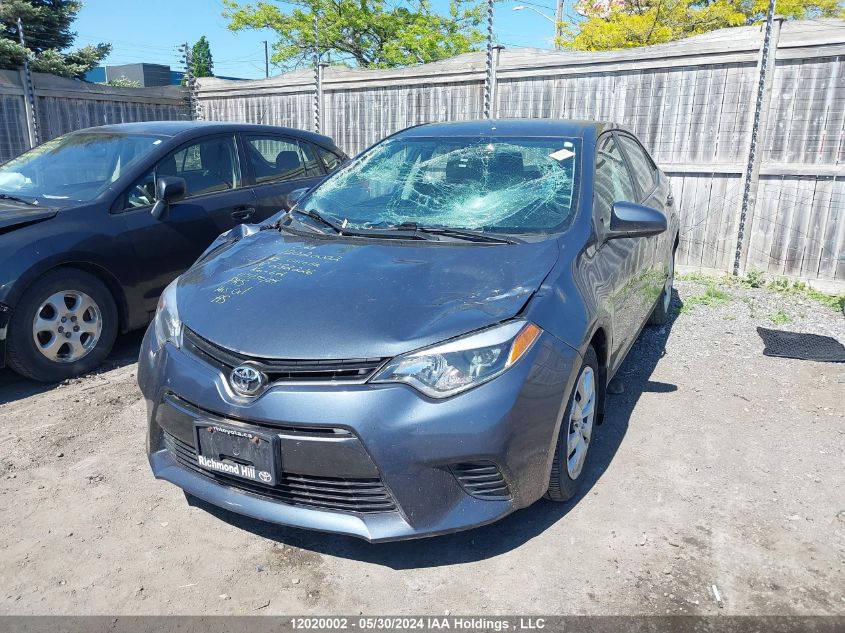 2015 Toyota Corolla L/Le/Le Pls/Prm/S/S Pls VIN: 2T1BURHE8FC282226 Lot: 12020002