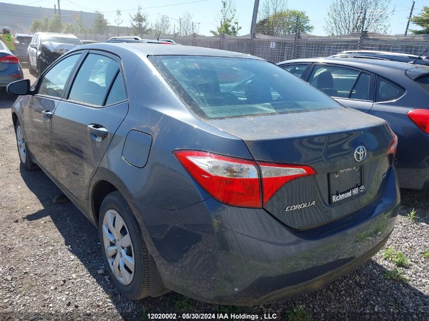 2015 Toyota Corolla L/Le/Le Pls/Prm/S/S Pls VIN: 2T1BURHE8FC282226 Lot: 12020002