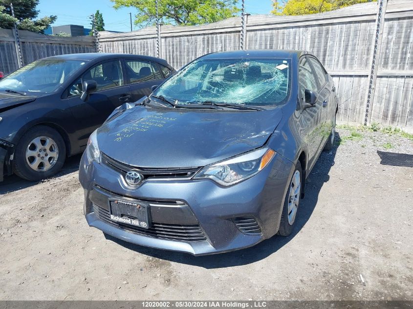 2015 Toyota Corolla L/Le/Le Pls/Prm/S/S Pls VIN: 2T1BURHE8FC282226 Lot: 12020002