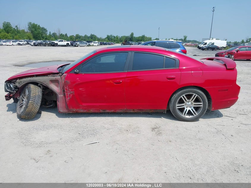 2012 Dodge Charger Sxt VIN: 2C3CDXHG4CH262538 Lot: 12020003