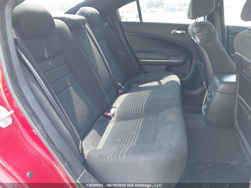 2012 Dodge Charger Sxt VIN: 2C3CDXHG4CH262538 Lot: 12020003