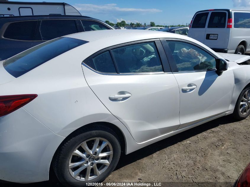 2015 Mazda Mazda3 VIN: 3MZBM1V76FM206306 Lot: 12020015