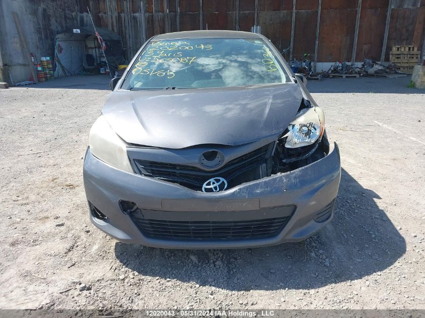 2013 Toyota Yaris Le VIN: JTDKTUD38DD565087 Lot: 12020043