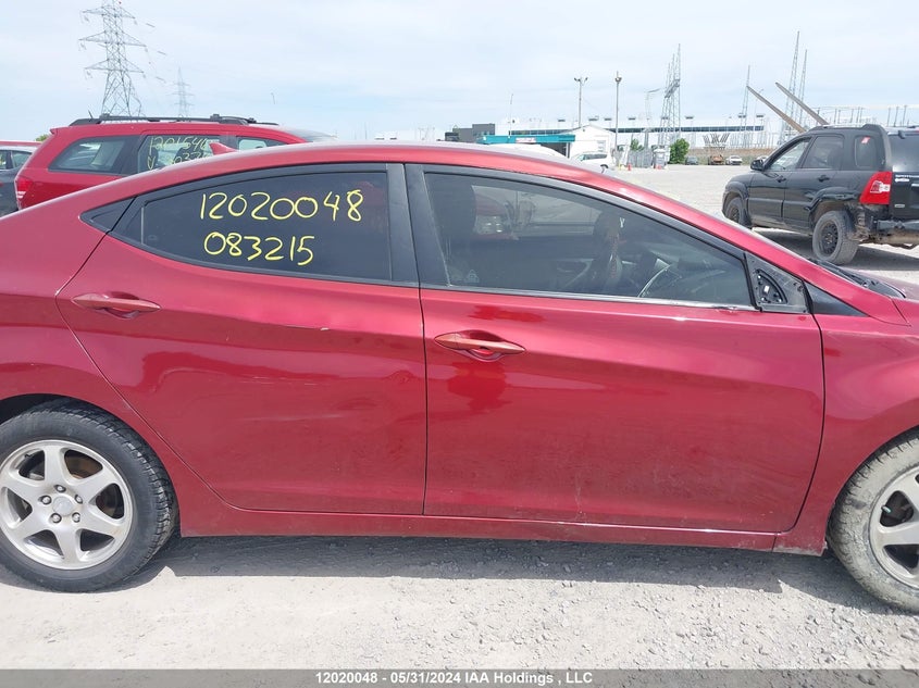 2012 Hyundai Elantra Gls/Limited VIN: 5NPDH4AE1CH083215 Lot: 12020048