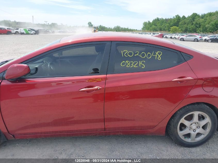 2012 Hyundai Elantra Gls/Limited VIN: 5NPDH4AE1CH083215 Lot: 12020048