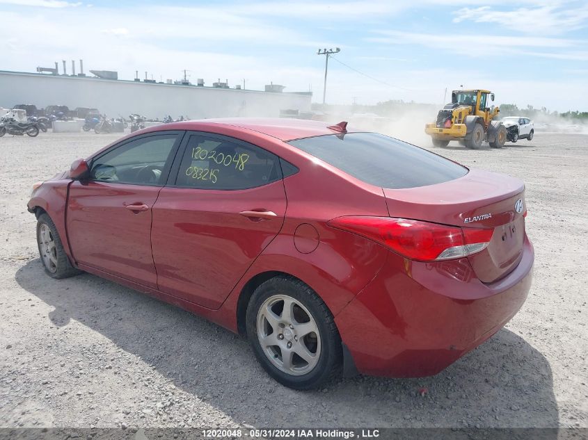 2012 Hyundai Elantra Gls/Limited VIN: 5NPDH4AE1CH083215 Lot: 12020048