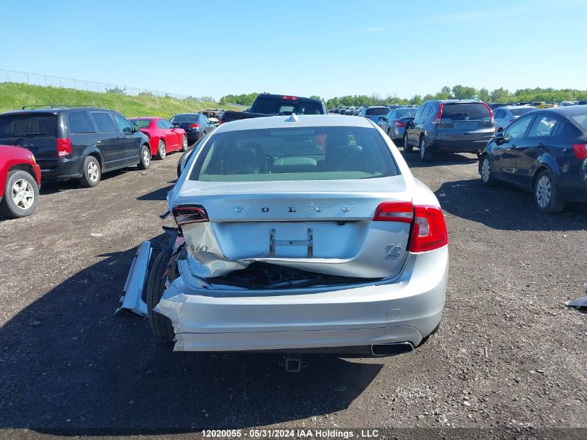 2014 Volvo S60 VIN: YV1902FH7E2283261 Lot: 12020055