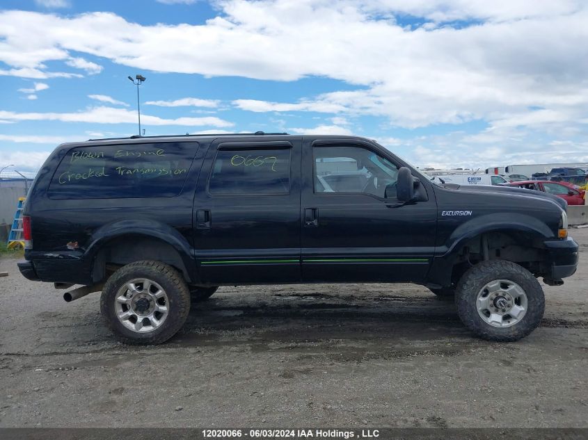 2003 Ford Excursion VIN: 1FMSU45F83EA35311 Lot: 12020066