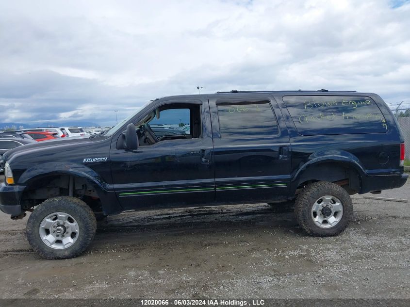 2003 Ford Excursion VIN: 1FMSU45F83EA35311 Lot: 12020066