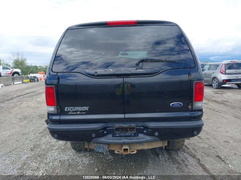 2003 Ford Excursion VIN: 1FMSU45F83EA35311 Lot: 12020066