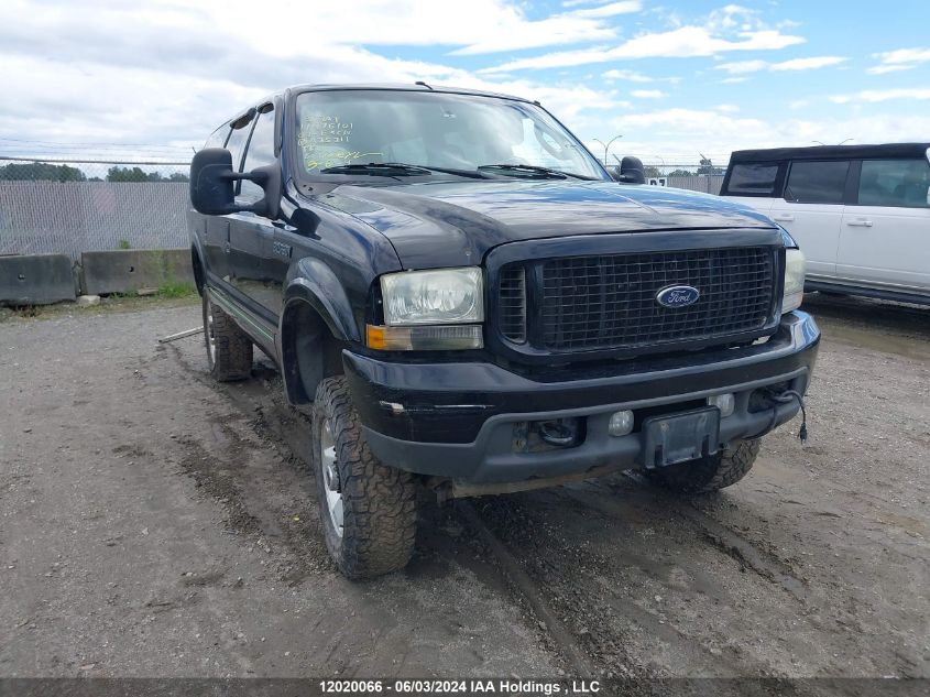 2003 Ford Excursion VIN: 1FMSU45F83EA35311 Lot: 12020066