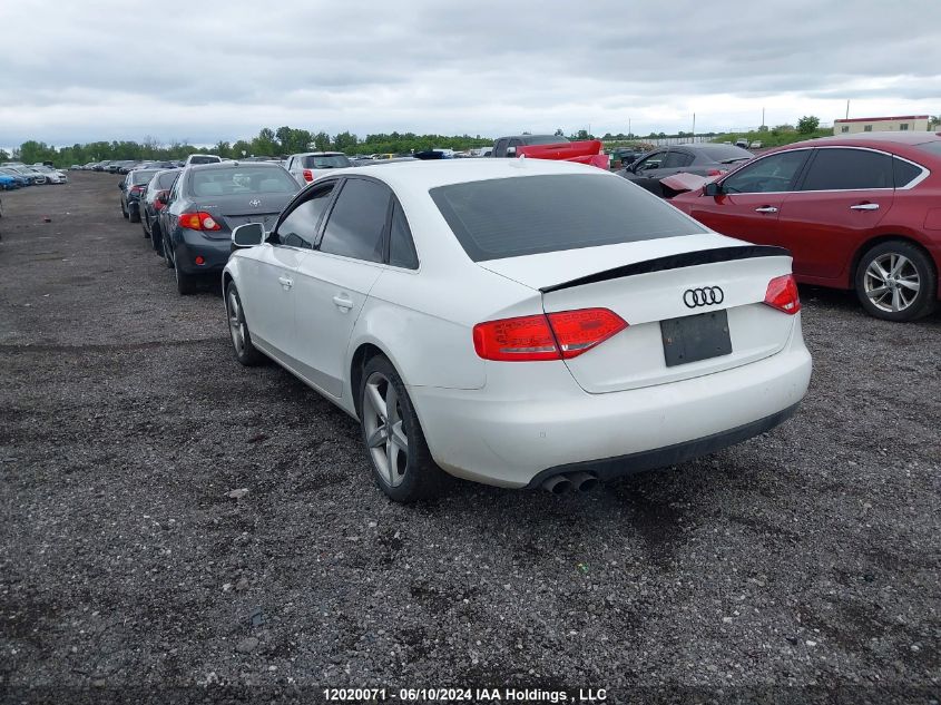 2011 Audi A4 VIN: WAUKFCFL8BN043112 Lot: 12020071