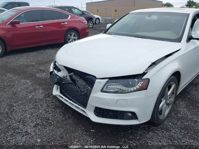 2011 Audi A4 VIN: WAUKFCFL8BN043112 Lot: 12020071