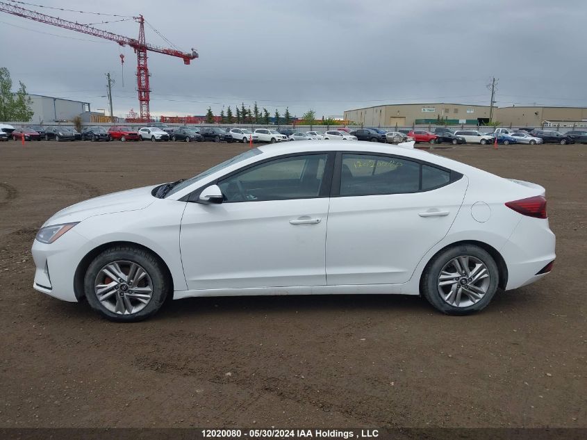 2019 Hyundai Elantra Sel/Value/Limited VIN: KMHD84LF2KU761122 Lot: 12020080