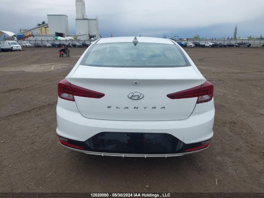 2019 Hyundai Elantra Sel/Value/Limited VIN: KMHD84LF2KU761122 Lot: 12020080