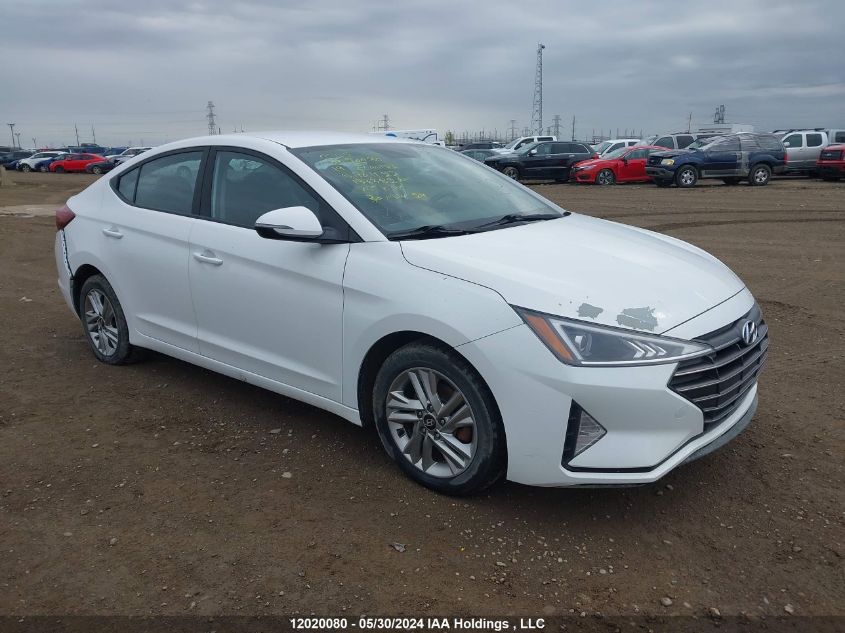 2019 Hyundai Elantra Sel/Value/Limited VIN: KMHD84LF2KU761122 Lot: 12020080