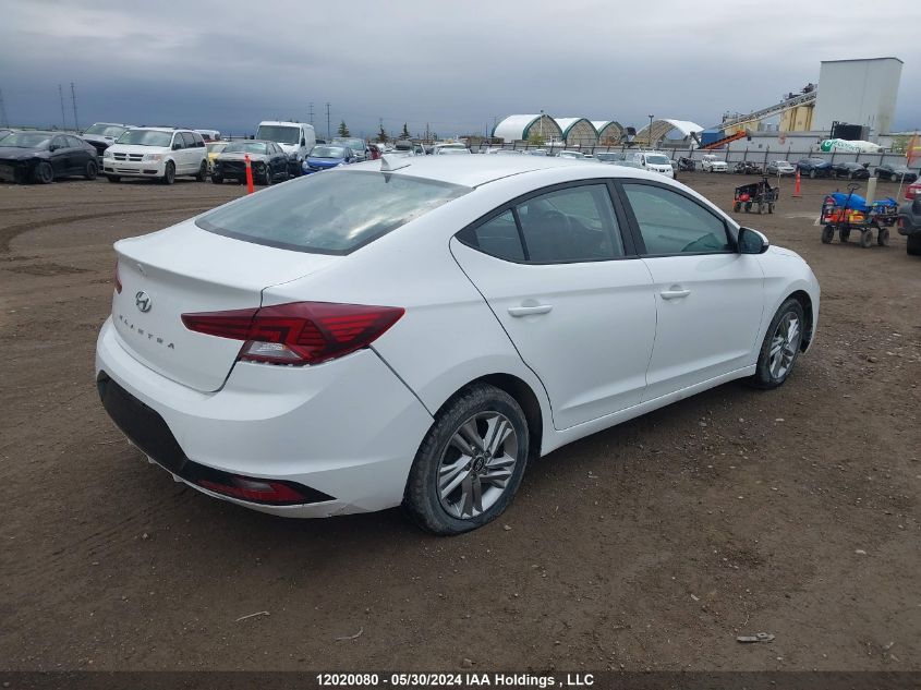 2019 Hyundai Elantra Sel/Value/Limited VIN: KMHD84LF2KU761122 Lot: 12020080