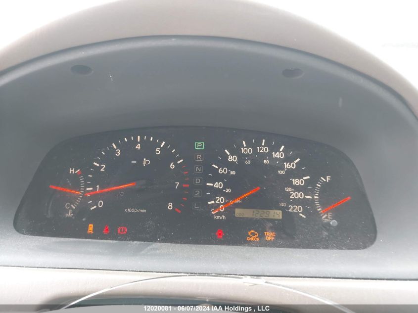 2001 Lexus Es 300 VIN: JT8BF28G710293237 Lot: 12020081