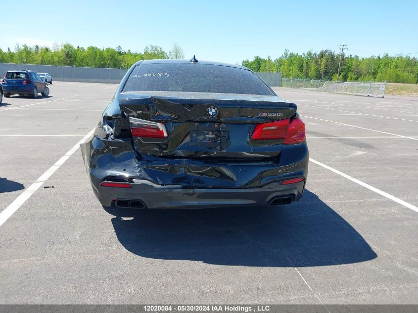 2019 BMW 5 Series VIN: WBAJB9C56KB288668 Lot: 12020084