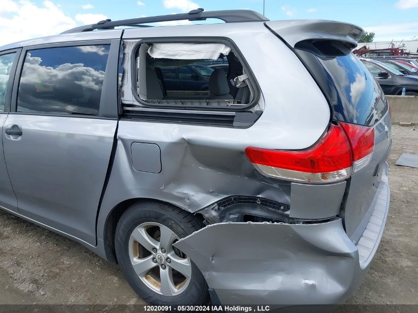 5TDZK3DC4CS204373 2012 Toyota Sienna