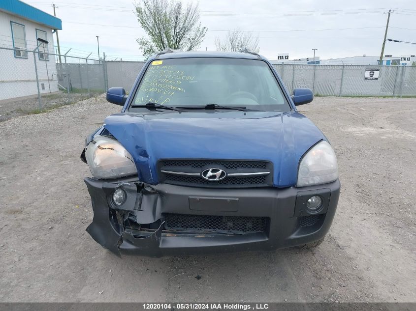 2007 Hyundai Tucson VIN: KM8JM72D87U571669 Lot: 12020104