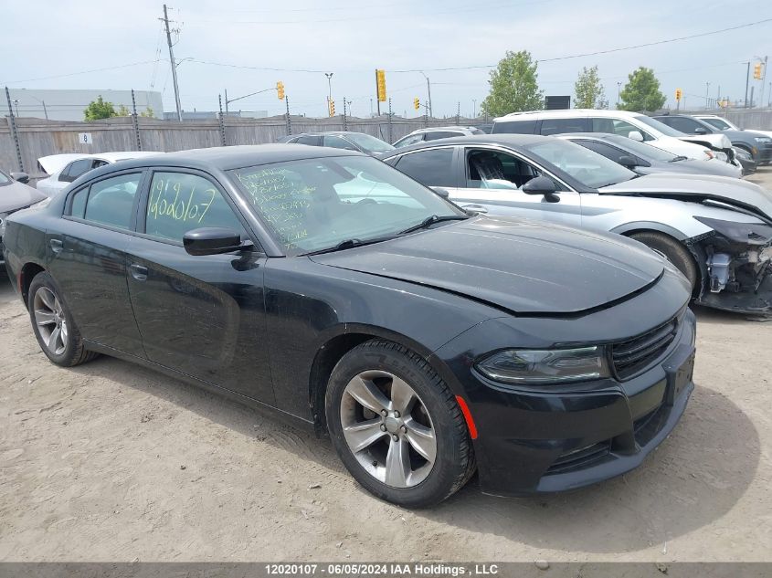 2015 Dodge Charger Sxt VIN: 2C3CDXHG2FH871051 Lot: 12020107