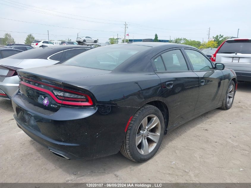 2015 Dodge Charger Sxt VIN: 2C3CDXHG2FH871051 Lot: 12020107