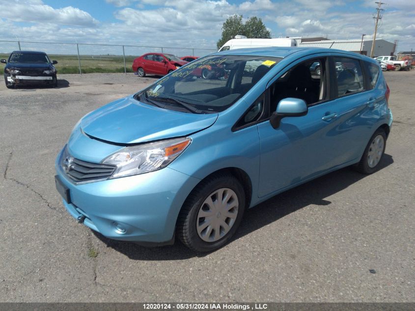 2014 Nissan Versa Note VIN: 3N1CE2CP0EL406084 Lot: 12020124