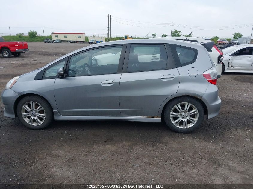 2009 Honda Fit VIN: JHMGE87829S802818 Lot: 12020135