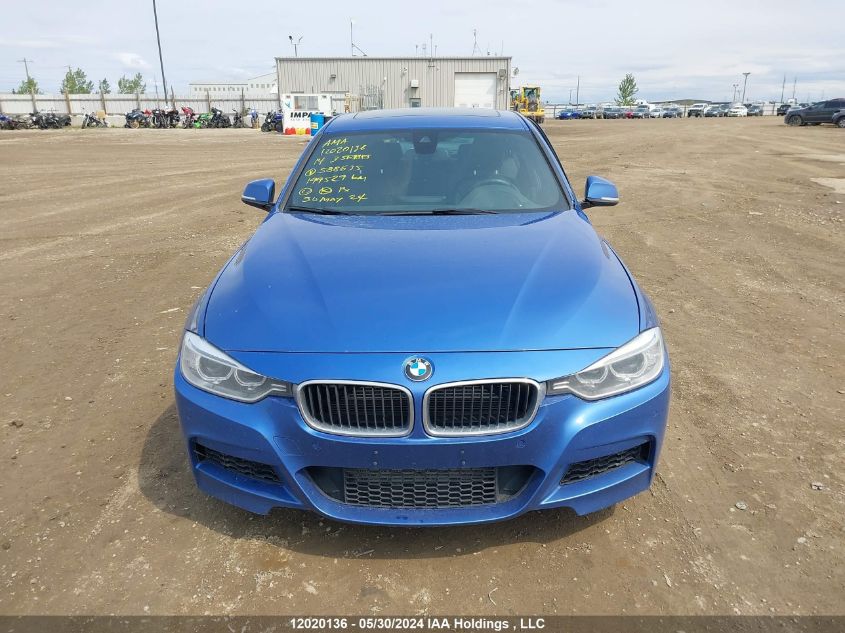 2014 BMW 3 Series VIN: WBA3B9C54EF588635 Lot: 12020136