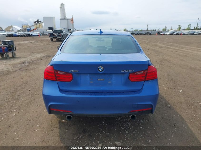 2014 BMW 3 Series VIN: WBA3B9C54EF588635 Lot: 12020136