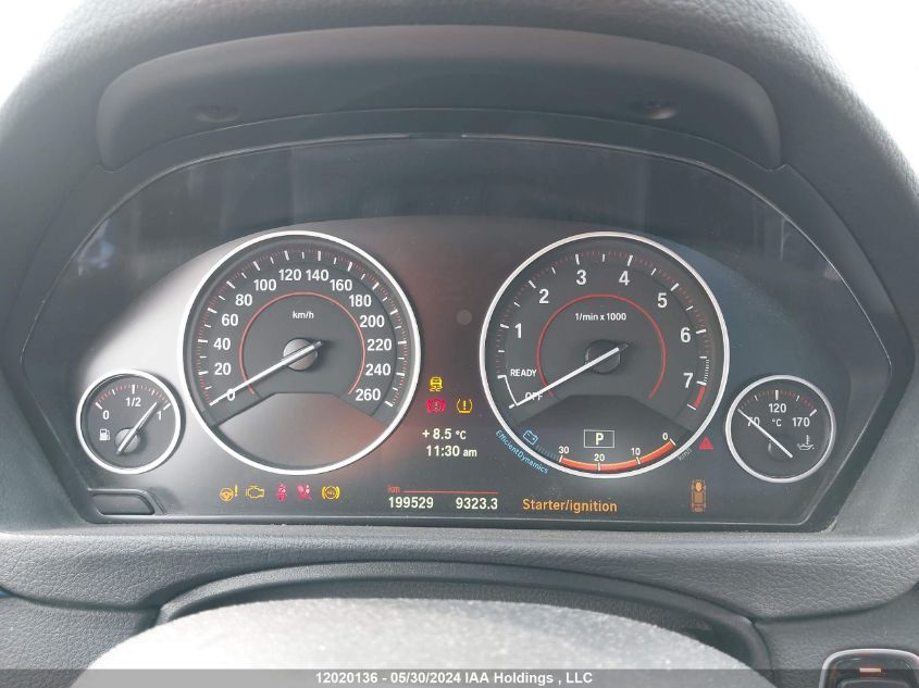 2014 BMW 3 Series VIN: WBA3B9C54EF588635 Lot: 12020136