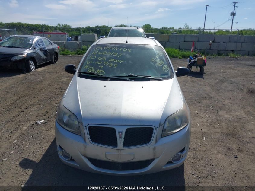 2010 Pontiac G3 Wave VIN: 3G2TB6DE2AL109133 Lot: 12020137