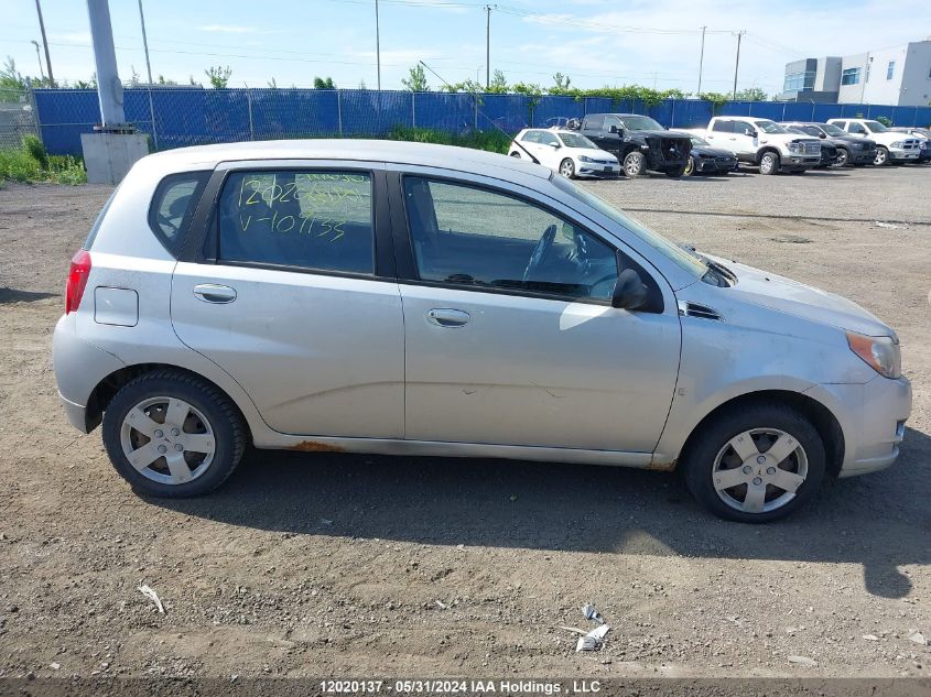 2010 Pontiac G3 Wave VIN: 3G2TB6DE2AL109133 Lot: 12020137