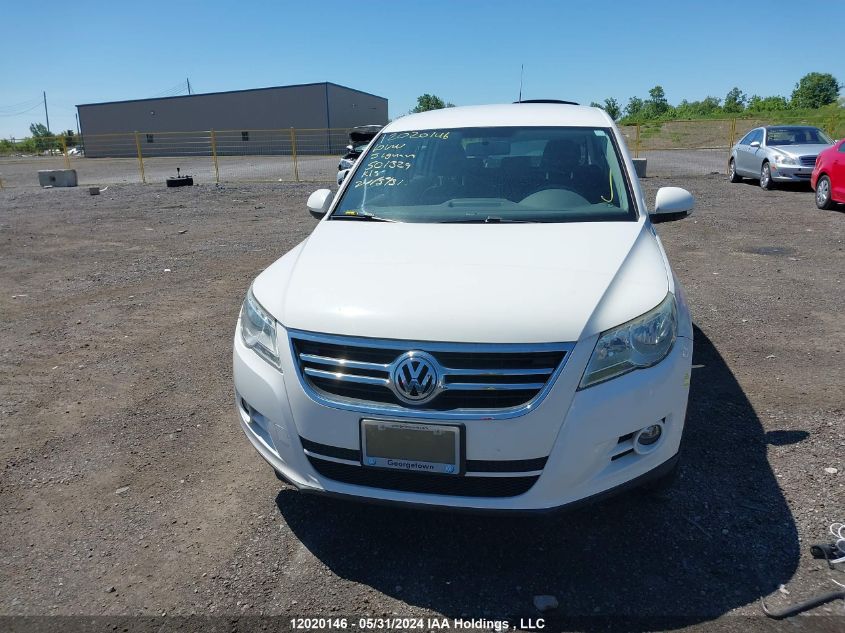 2010 Volkswagen Tiguan VIN: WVGCV7AX1AW501329 Lot: 12020146