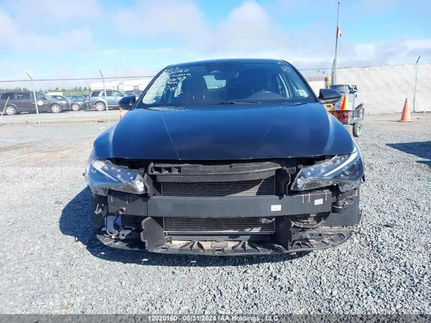 2022 Hyundai Elantra Sel VIN: KMHLM4AG1NU342699 Lot: 12020160
