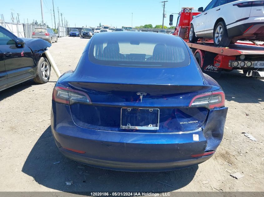 2018 Tesla Model 3 VIN: 5YJ3E1EB1JF127082 Lot: 12020186