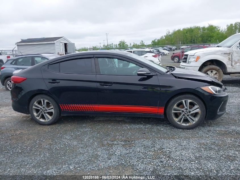 2017 Hyundai Elantra Gls VIN: KMHD84LFXHU153275 Lot: 12020188