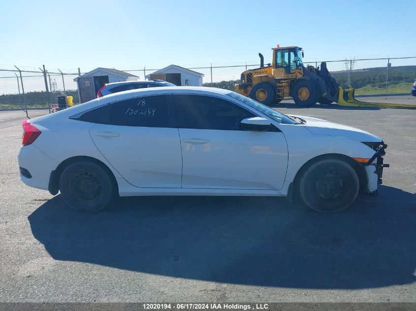 2018 Honda Civic Sedan VIN: 2HGFC2E58JH000134 Lot: 12020194