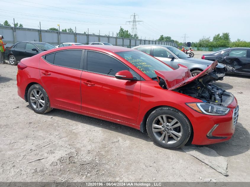 2017 Hyundai Elantra Se/Value/Limited VIN: KMHD84LF6HU389891 Lot: 12020196